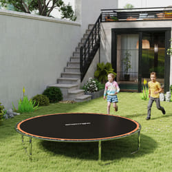 SPORTNOW Trampoline Mat with 42 V-Hooks, for 8ft Trampoline, Orange