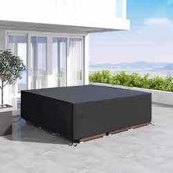 Outsunny Large Garden Set Square Cover Outdoor Furniture Waterproof Resist Fade - Additional view 5