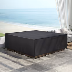 Outsunny Large Garden Set Square Cover Outdoor Furniture Waterproof Resist Fade - Additional view 7