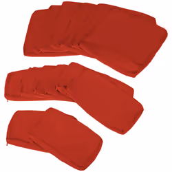 Outsunny Garden Rattan Sofa Set Polyester Cover Replacement No Cushion Red - Additional view 5