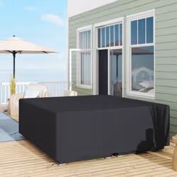 Outsunny 225x210cm Outdoor Garden Furniture Protective Cover Black