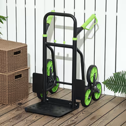 DURHAND Climbing Stairs Trolley Hand Trucks 6-Wheels Foldable Load Cart Steel - Additional view 6
