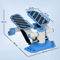 HOMCOM Portable Mini Stepper Step Machine for Home Gym Office Exercise