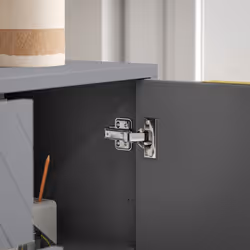 HOMCOM Sideboard Storage Cabinet with Adjustable Shelves, Grey - Additional view 6