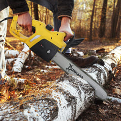 DURHAND Electric Chainsaw Garden Tools, 2000 W for Wood, Yellow