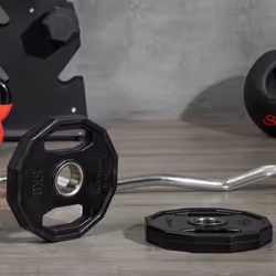SPORTNOW Olympic Weight Plates Set with 2"/5cm Holes for Home Gym, 2 x 5kg - Additional view 8