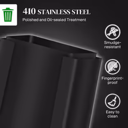 HOMCOM 2 x 25L Double Kitchen Bin, Pedal Bin with Soft-Close Lid, Black - Additional view 4