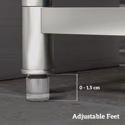 HOMCOM Stainless Steel Utility Sink with Cold and Hot Water Pipe Silver Tone - Additional view 7