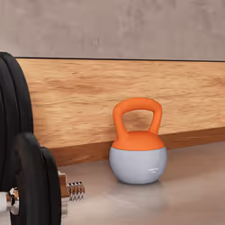 SPORTNOW 12KG Kettlebell with Soft Body and Non-Slip Handle, Orange, Grey - Additional view 7