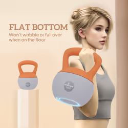 SPORTNOW 12KG Kettlebell with Soft Body and Non-Slip Handle, Orange, Grey - Additional view 8