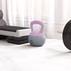 SPORTNOW 12KG Kettlebell with Soft Body and Non-Slip Handle, Purple, Grey - Additional view 7