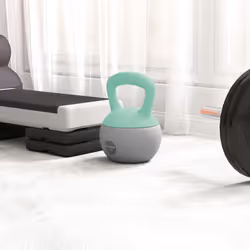 SPORTNOW 12KG Kettlebell with Soft Body and Non-Slip Handle, Grey and Green - Additional view 7