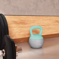 SPORTNOW 12KG Kettlebell with Soft Body and Non-Slip Handle, Grey and Green - Additional view 8