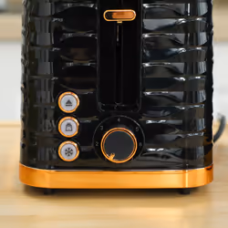 HOMCOM Kettle and Toaster Set 1.7L Rapid Boil Kettle & 2 Slice Toaster - Black - Additional view 8