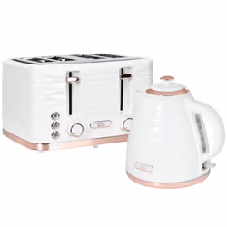 HOMCOM Electric Kettle, Fast Boil, 1.7L, 3kW, Swivel, White Ripple - Additional view 8