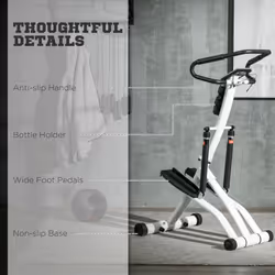SPORTNOW Stepper Machine with 12-Level Hydraulic Resistance, LCD Monitor - Additional view 6