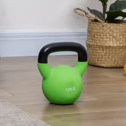 HOMCOM 12KG Kettlebell with Soft Body and Non-Slip Handle, Green - Additional view 6