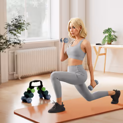 SPORTNOW Dumbbells Set with Storage Rack, 2 x 1kg, 2 x 2kg, 2 x 3kg