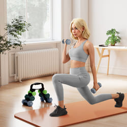 SPORTNOW Dumbbells Set with Storage Rack, 2 x 1kg, 2 x 2kg, 2 x 3kg