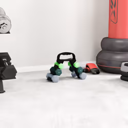 SPORTNOW Dumbbells Set with Storage Rack, 2 x 1kg, 2 x 2kg, 2 x 3kg - Additional view 7