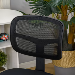 Vinsetto Small Office Chair without Arms, Ergonomic Swivel Mesh Desk Chair - Additional view 7