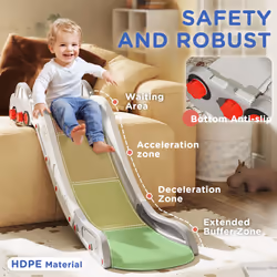 AIYAPLAY Kids Slide for Bed, Sofa, Easy to Assemble - Grey - Additional view 4