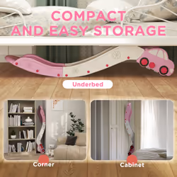 AIYAPLAY Kids Slide for Bed, Sofa, Easy to Assemble - Pink - Additional view 5