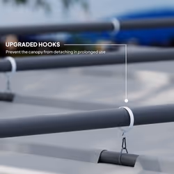 Outsunny 3 x 3(m) Garden Pergola with Retractable Roof, UPF30+, Grey