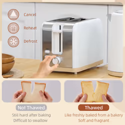 HOMCOM 1.7L Electric Fast Boil Kettle and 2 Slice Toaster Set, White