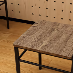 HOMCOM 5 Piece Dining Table and Chairs Set, Space Saving, Oak - Additional view 6