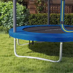 SPORTNOW 6ft Outdoor Trampoline with Safety Enclosure Net, Blue - Additional view 6