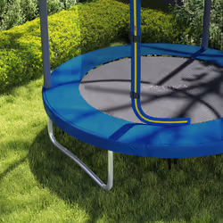 SPORTNOW 6ft Outdoor Trampoline with Safety Enclosure Net, Blue - Additional view 7