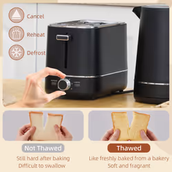 HOMCOM 1.7L 3000W Fast Boil Electric Kettle - Black