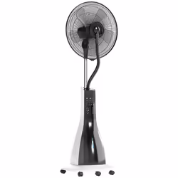HOMCOM Spray Misting Fan, Pedestal Fan with Oscillation, Tilt, Wheels - Additional view 4