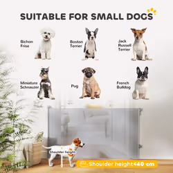 PawHut Retractable Stair Gate, Dog Gate Extends Up to 140 cm Wide, Grey - Additional view 8
