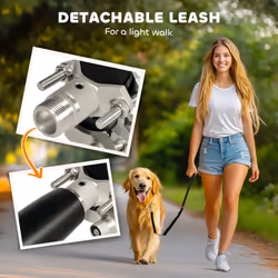 PawHut Dog Lead for Bicycle, Easy Installation, for Cycling, Training - Additional view 4