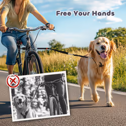 PawHut Dog Lead for Bicycle, Easy Installation, for Cycling, Training - Additional view 5