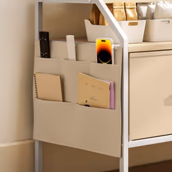 HOMCOM TV Stand Cabinet with 2 Foldable Drawers, Natural Wood Finish - Additional view 8