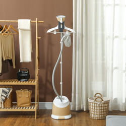 HOMCOM Clothes Steamer, Garment Steamer Clothing Wrinkle Remover, Gold Tone