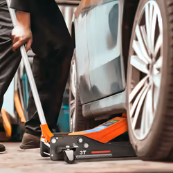 HOMCOM 3 Ton Low Profile Floor Jack, 7.5-50.5 cm Hydraulic Car Trolley Jack