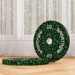 SPORTNOW Olympic Weight Plates with 5cm Holes, for Weight Lifting, 2 x 10kg - Additional view 5