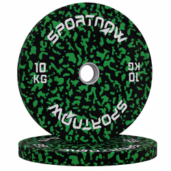 SPORTNOW Olympic Weight Plates with 5cm Holes, for Weight Lifting, 2 x 10kg - Additional view 8