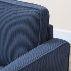 HOMCOM Compact 2 Seater Sofa with Under Seat Storage for Small Spaces Blue - Additional view 5