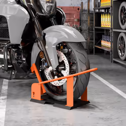 HOMCOM 816.5 kg Motorcycle Wheel Chock, Motorcycle Front Wheel Chock Holder