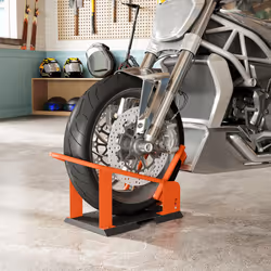 HOMCOM 816.5 kg Motorcycle Wheel Chock, Motorcycle Front Wheel Chock Holder - Additional view 7