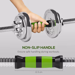 SPORTNOW 20kg 2-in-1 Adjustable Weights Dumbbells Set for Home Gym - Additional view 4