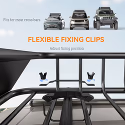 HOMCOM 90.7 kg Universal Roof Rack Basket, Steel Car Rooftop Luggage Holder - Additional view 7