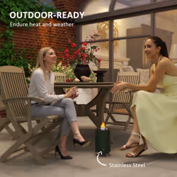 Outsunny Stainless Steel Smokeless Wood Burning Firepit Garden Fire Pit - Additional view 4