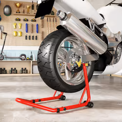 HOMCOM Motorcycle Rear Wheel Stand, 544kg Motorcycle Paddock Stand, Red - Additional view 7