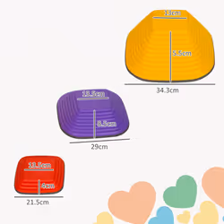AIYAPLAY Balance Stepping Stones, 6-Piece Sensory Toy for Ages 3-8 Years - Additional view 5